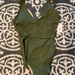 NWT shade and shore olive one piece